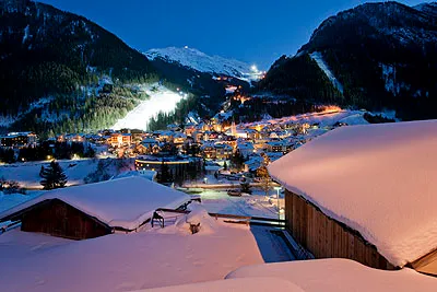 Ischgl village by train