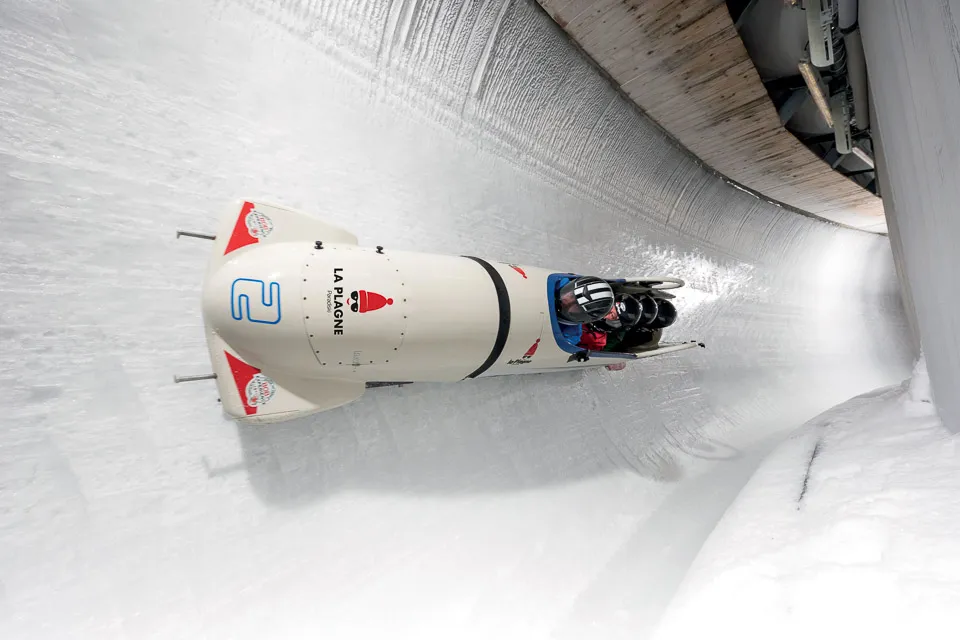 Bobsleigh in La Plagne