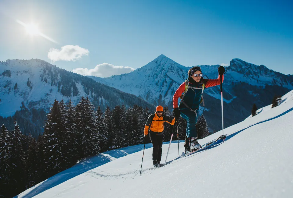 Ski touring in Morzine