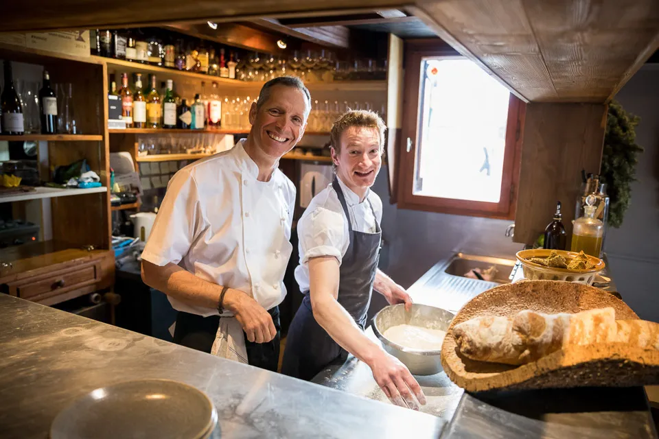 Chefs at Union restaurant, La Plagne Montalbert