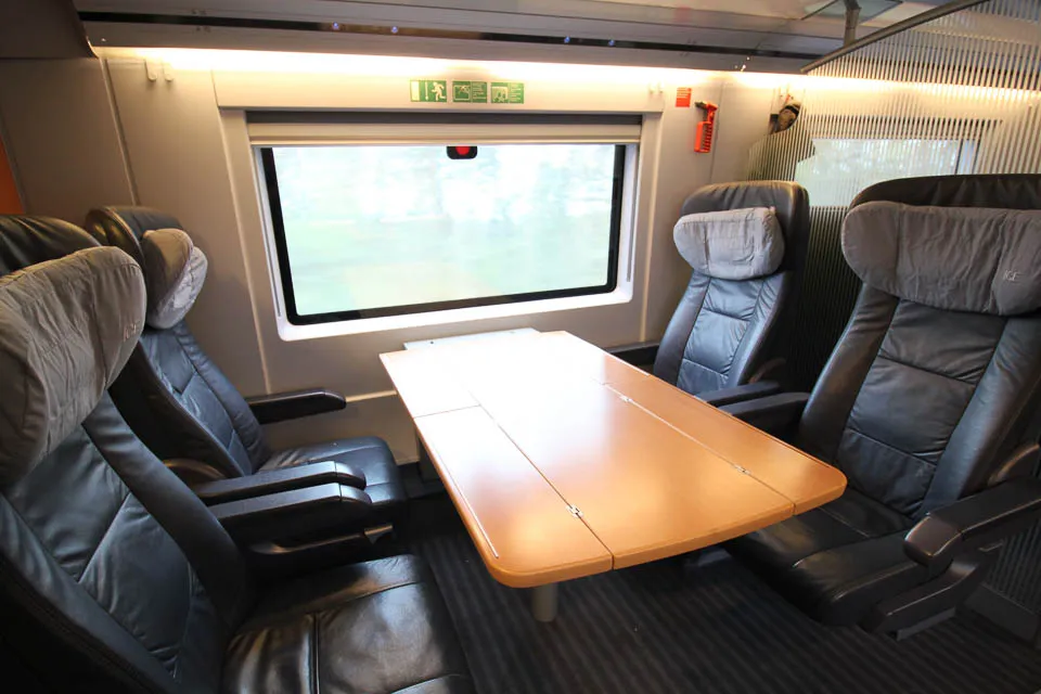 ICE first class seats
