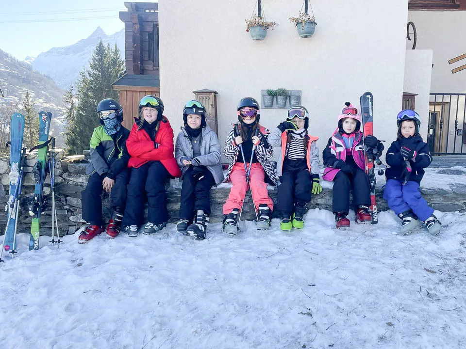 Our group in La Plagne