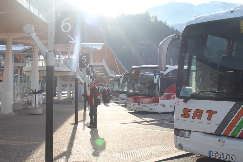 Cluses bus station