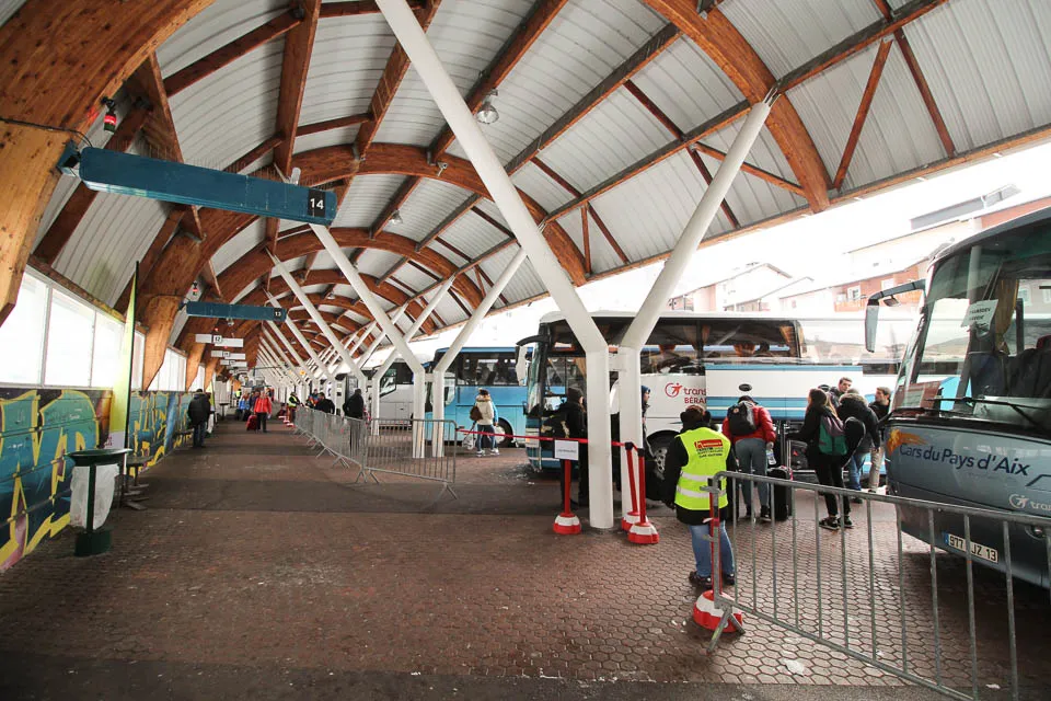 Moutiers bus station