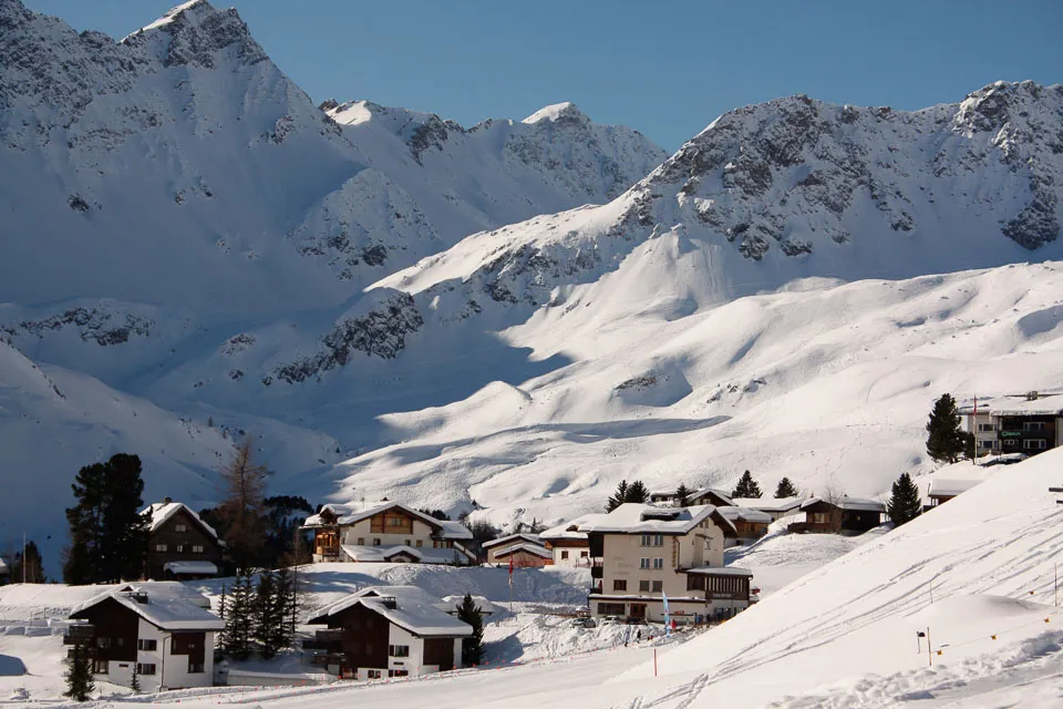 Ski-in-ski-out chalets