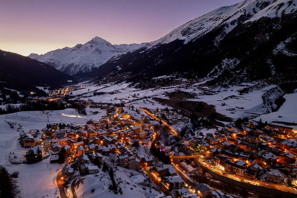 Val Cenis by night