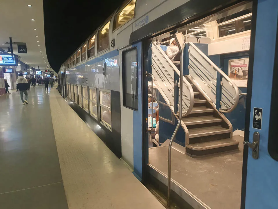 RER from Paris Gare de Lyon to Paris Gare du Nord
